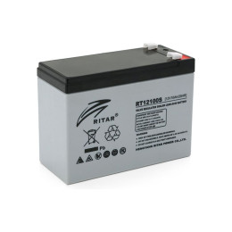 Батарея до ДБЖ Ritar AGM RT12100S, 12V-10Ah (RT12100S) фото 1
