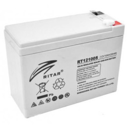 Батарея до ДБЖ Ritar AGM RT12100S, 12V-10Ah (RT12100S) фото 2
