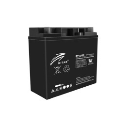 Батарея к ИБП Ritar AGM RT12180B, 12V-18Ah, Black (RT12180B) фото 1