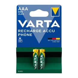 Аккумулятор Varta Phone AAA 800mAh NI-MH * 2 (58398101402) фото 1