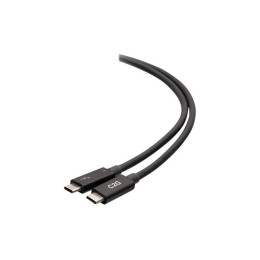 Дата кабель USB-C Thunderbolt 4 0.5m 40Gbps C2G (C2G28885) фото 1