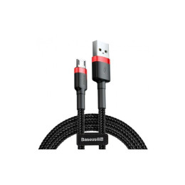 Дата кабель USB 2.0 AM to Micro 5P 1.0m Black-Red Baseus (514488) фото 1