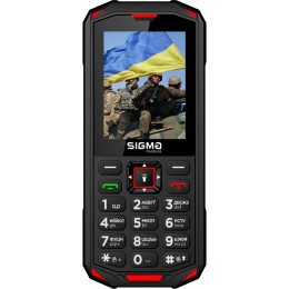 Мобильный телефон Sigma X-treme PA68 Black Red (4827798466520) фото 1