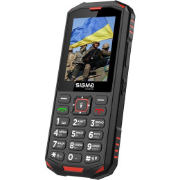 Мобильный телефон Sigma X-treme PA68 Black Red (4827798466520) фото 2