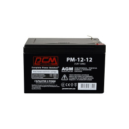 Батарея к ИБП Powercom 12В 12Ah (PM-12-12) фото 1