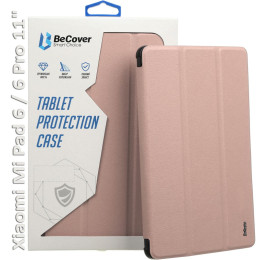 Чехол для планшета BeCover TPU Edge stylus mount Xiaomi Mi Pad 6 / 6 Pro 11 Rose Gold (709557) фото 1