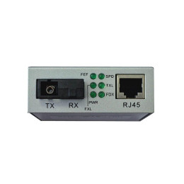 Медиаконвертер Step4Net 10/100Base-TX to 100Base-FX, SM, 1310nm, SC/PC, 20км (MC-D-0,1-1SM-1310nm-20 фото 1