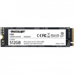 Накопитель SSD M.2 2280 512GB Patriot (P300P512GM28) фото 1