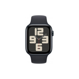 Смарт-часы Apple Watch SE 2023 GPS 44mm Midnight Aluminium Case with Midnight Sport Band - S/M (MRE7 фото 2