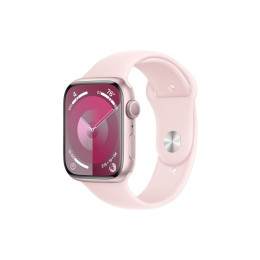 Смарт-часы Apple Watch Series 9 GPS 41mm Pink Aluminium Case with Light Pink Sport Band - S/M (MR933 фото 1