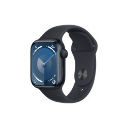 Смарт-часы Apple Watch Series 9 GPS 45mm Midnight Aluminium Case with Midnight Sport Band - M/L (MR9 фото 1