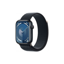 Смарт-часы Apple Watch Series 9 GPS 45mm Midnight Aluminium Case with Midnight Sport Loop (MR9C3QP/A фото 1