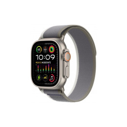 Смарт-часы Apple Watch Ultra 2 GPS + Cellular, 49mm Titanium Case with Green/Grey Trail Loop - M/L ( фото 1