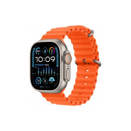 Смарт-часы Apple Watch Ultra 2 GPS + Cellular, 49mm Titanium Case with Orange Ocean Band (MREH3UL/A) фото 1