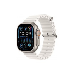 Смарт-часы Apple Watch Ultra 2 GPS + Cellular, 49mm Titanium Case with White Ocean Band (MREJ3UL/A) фото 1