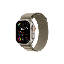 Смарт-часы Apple Watch Ultra 2 GPS + Cellular, 49mm Titanium Case with Olive Alpine Loop - Medium (M фото 1