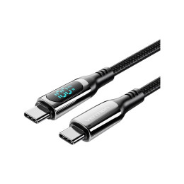 Дата USB-C кабель USB-C1.2m 3.1 100W Display Zinc Alloy Vention (TAYBAV) фото 1