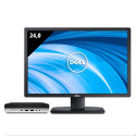 Комплект Комп'ютер HP ProDesk 600 G3 MFF (i5-6500T/8/256SSD) + Монітор 24" Dell P2412H