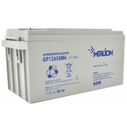 Батарея к ИБП Merlion RDC12-65, 12V-65Ah GEL (G12650M6 GEL) фото 1