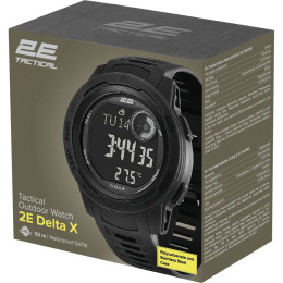 Смарт-часы 2E Delta X Black з компасом та крокоміром (2E-TCW10BK) фото 2