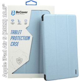 Чохол для планшета BeCover Tri Fold Hard Apple iPad Air 5 (2022) 10.9 Light Blue (709663) фото 1