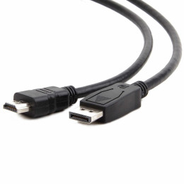 Кабель мультимедийный Display Port to HDMI 1.0m Cablexpert (CC-DP-HDMI-1M) фото 2
