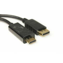 Кабель мультимедийный Display Port to HDMI 1.8m PowerPlant (KD00AS1278) фото 1