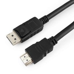Кабель мультимедійний DisplayPort to HDMI 5.0m CC-DP-HDMI-5M фото 1