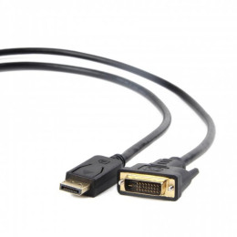 Кабель мультимедийный DisplayPort to DVI 3.0m Cablexpert (CC-DPM-DVIM-3M) фото 1