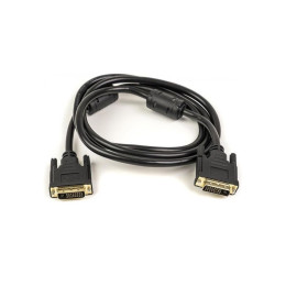 Кабель мультимедийный DVI to DVI 24+1pin, 1.5m ferrites PowerPlant (CA910854) фото 1