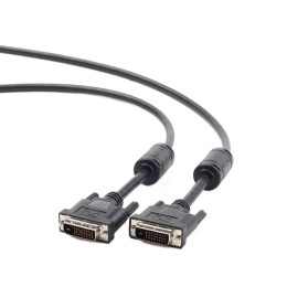 Кабель мультимедийный DVI to DVI 24+1pin, 1.8m Cablexpert (CC-DVI2-BK-6) фото 1