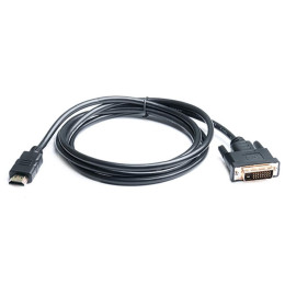 Кабель мультимедійний HDMI to DVI 1.8m REAL-EL (EL123500013) фото 1