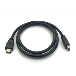 Кабель мультимедийный HDMI to HDMI 0.8m v1.4, OD-7.5mm Merlion (YT-HDMI(M)/(M)HS-0.8m) фото 1