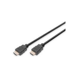 Кабель мультимедийный HDMI to HDMI 1.0m UHD 4K Digitus (AK-330107-010-S) фото 1