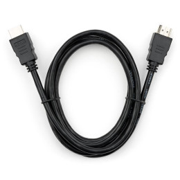 Кабель мультимедийный HDMI to HDMI 1.5 m V2.0 Vinga (VCPDCHDMIMM1.5BK) фото 1