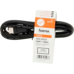 Кабель мультимедийный HDMI to HDMI 1.5m Black Hama (00205000) фото 2