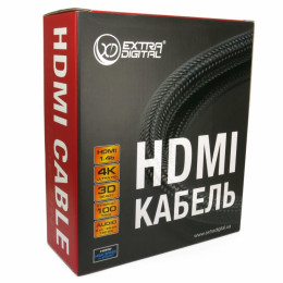 Кабель мультимедійний HDMI to HDMI 15.0m Extradigital (KBH1614) фото 2