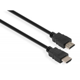 Кабель мультимедийный HDMI to HDMI 2.0m v1.4 Vinga (VCPHDMI14MM2BK) фото 1