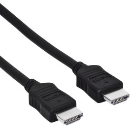 Кабель мультимедійний HDMI to HDMI 3.0m Black Hama (00205001) фото 1