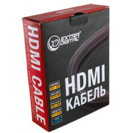 Кабель мультимедійний HDMI to HDMI 3.0m Extradigital (KBH1634) фото 2