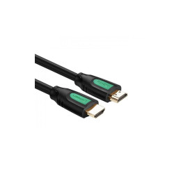 Кабель мультимедійний HDMI to HDMI 3.0m HD101 Round (Yellow/Black) Ugreen (10130) фото 1