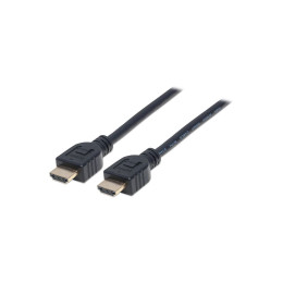 Кабель мультимедийный HDMI to HDMI 3.0m V1.4 CL3 Manhattan Intracom (353946) фото 1