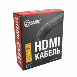 Кабель мультимедійний HDMI to HDMI 5.0m Extradigital (KBH1635) фото 2
