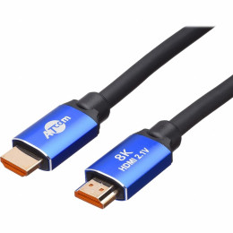 Кабель мультимедійний HDMI to HDMI 5.0m V2.1 Atcom (88855) фото 1
