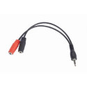 Кабель мультимедийный Jack 3.5mm папа/2х3.5mm мама Cablexpert (CCA-417)