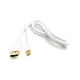 Кабель мультимедійний miniDisplayPort (M) to DisplayPort (M) 1.0m PowerPlant (CA911868) фото 1