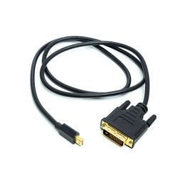 Кабель мультимедійний miniDisplayPort (M) to DVI (M) 1.0m PowerPlant (CA912148) фото 1