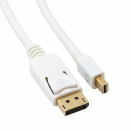 Кабель мультимедійний miniDisplayPort to DisplayPort 2.0m Extradigital (KBD1668) фото 1