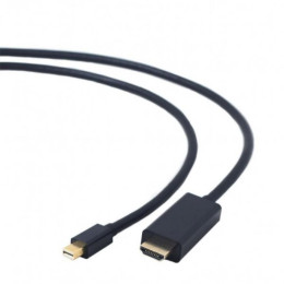 Кабель мультимедійний miniDisplayPort to HDMI 1.8m Cablexpert (CC-mDP-HDMI-6) фото 1