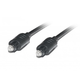 Кабель мультимедійний Optical Toslink M-M 1m black REAL-EL (EL123500036) фото 1